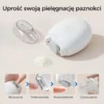 💅Uniwersalny Automatyczny Pilnik do Paznokci dla Dorosłych i Dzieci - obrazek 6
